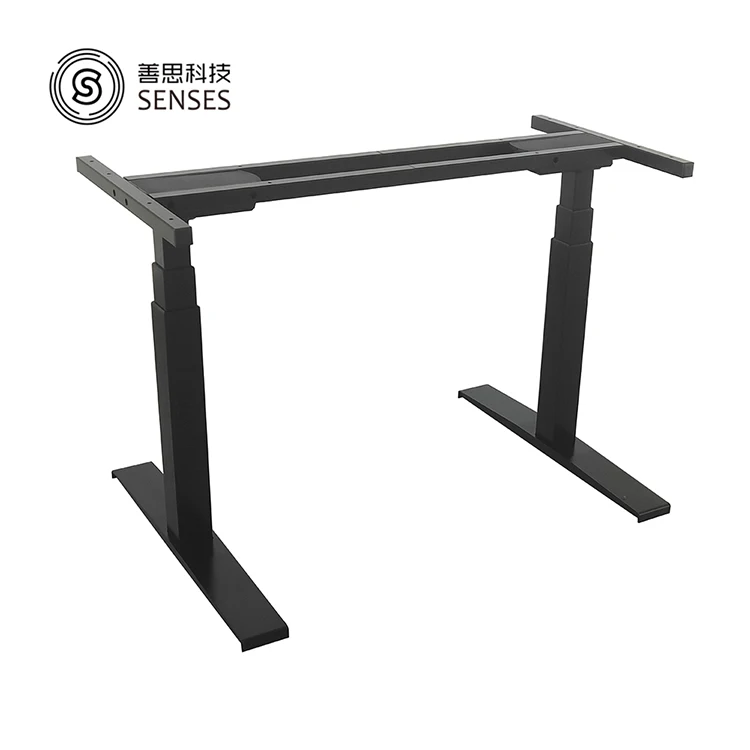 
Three-stage square shape lifting column table frame converter for sit stand desk adjustable electric height table 