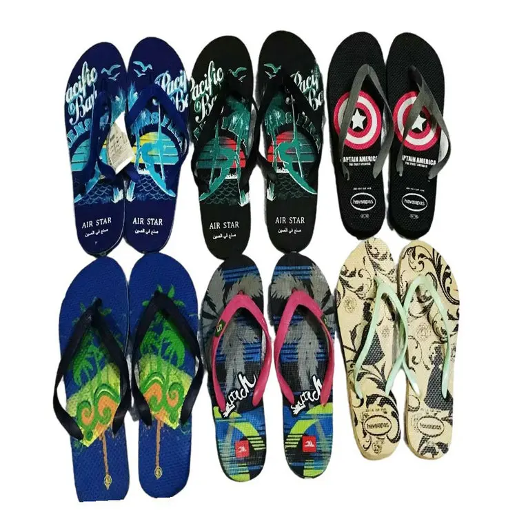 

0.38 Dollars Model FLX020 Size 36-45 Wholesale PVC Men And Ladies indoor bedroom cheap slippers with different patterns, Mix
