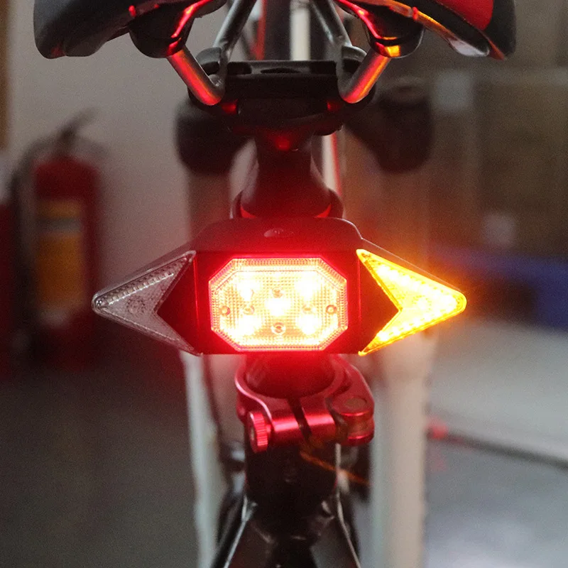 

Bicycle remote control wireless turn light with DVR recorder bike tail light for cycling safe with rear light