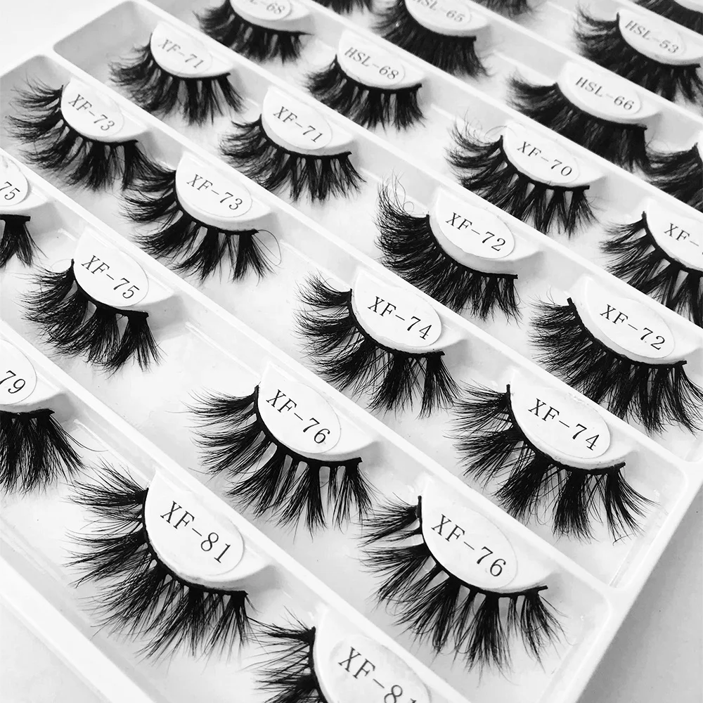 

hot sale natural eyelash 3d mink lashes wholesale vendor Free shipping, Black