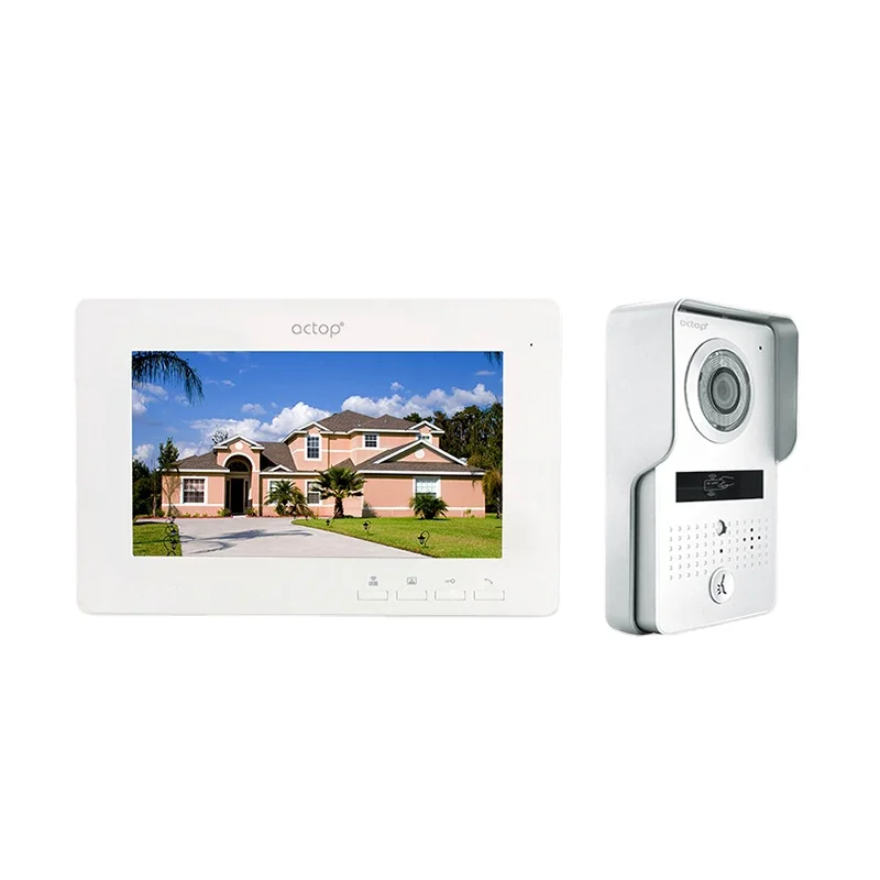 

Cheap Video Bells Wired Video Door Phone Indoor Monitor With Camera For Villa Intercom Door Bell