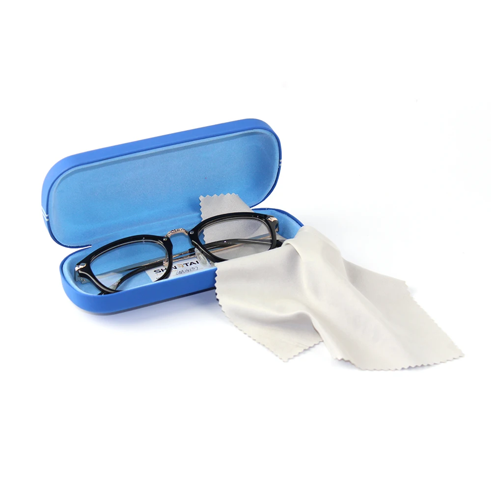Optical Sunglasses Cleaning Cloths Microfiber Polyester Customized
