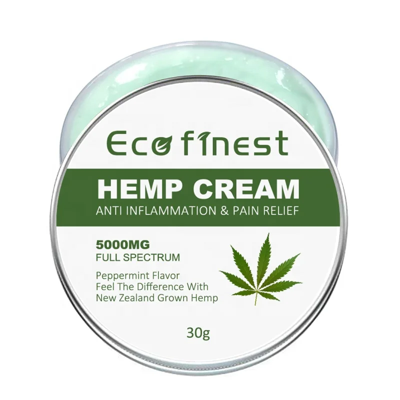 

Eco finest 5000mg Natural Organic effective pain relief natural hemp cream