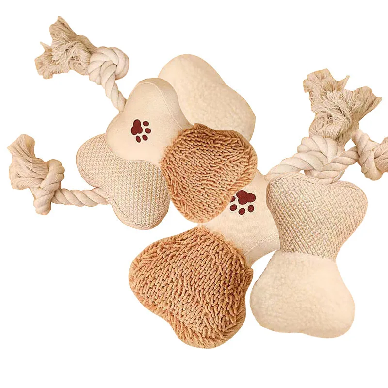 

High Quality Plush PP Cotton Dog Chews On Vocal Toy Dog Interactive Toy Dog Chew Toys, As picture (customizable)