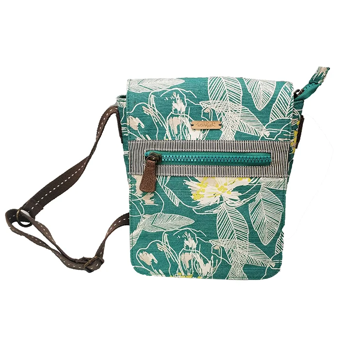 

custom full printing ladies womens side cross body bag 12oz canvas custom print shoulder bags with flap, Customized