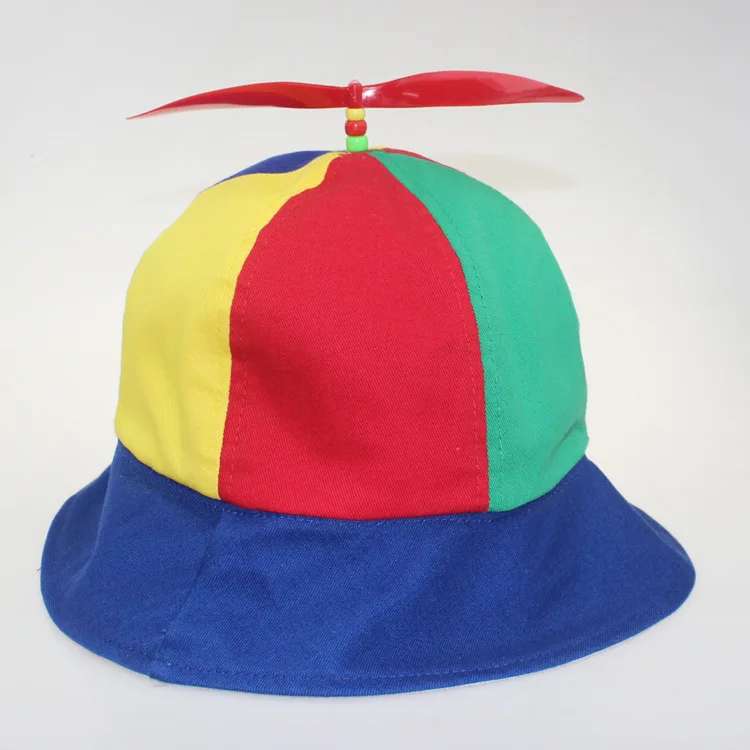 rainbow fan hat