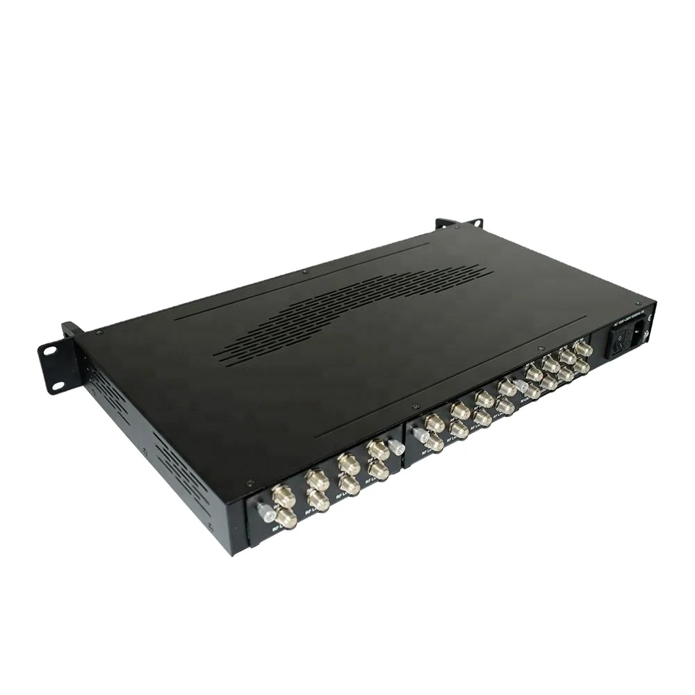 

(QAM6248 Plus) transmodulator with 8 fta dvb-s2 tuners input to 4 qam modulator and 4 ci ird slots