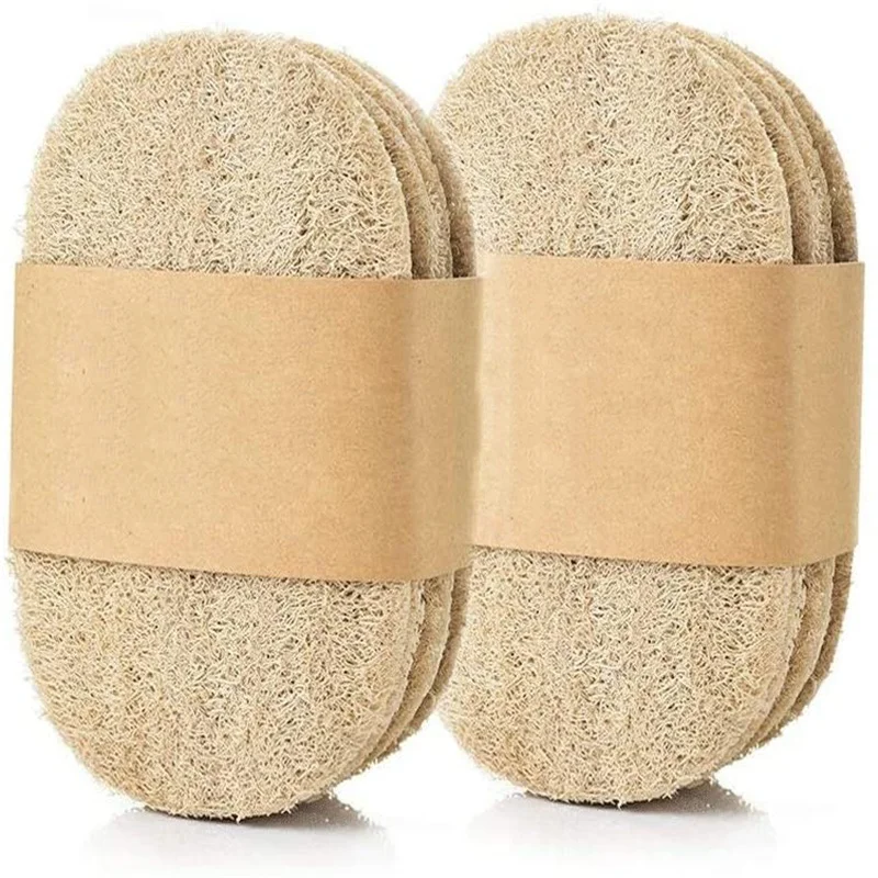 

Natural Plant Loofah Kitchen Cleaning Sponge Dish Washing Loofah Pads