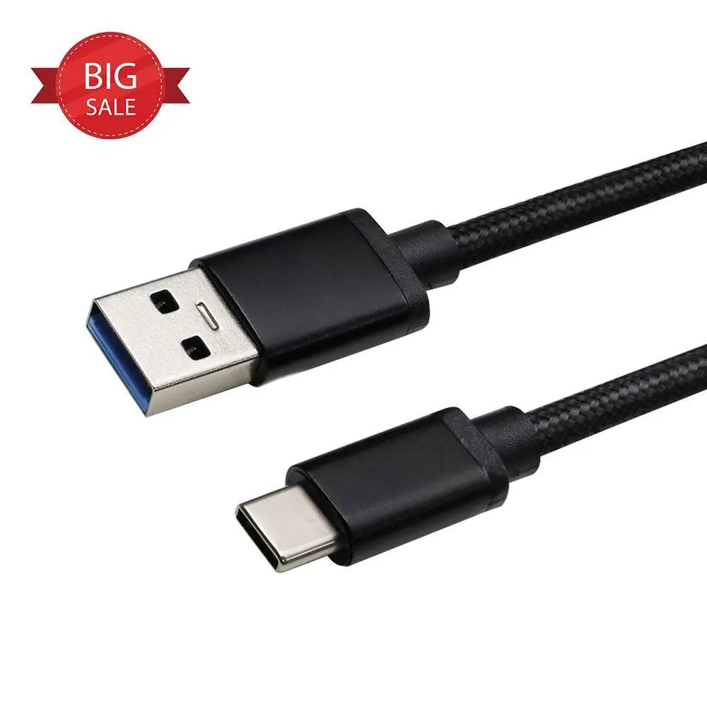 

Oem Odm Power Charge Transfer Cable 5V/3A Type C 3.0 Fast Charging Cable For Mobile Phone For Computer, Black/grey