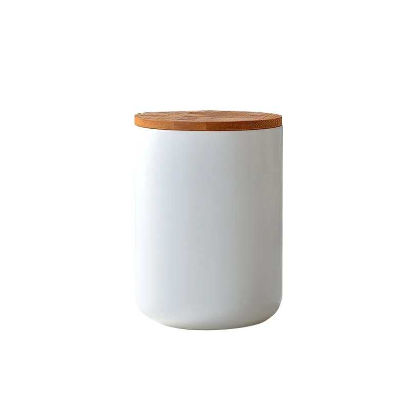 

Factory outlet ceramic food storage containers with bamboo cover, food storage