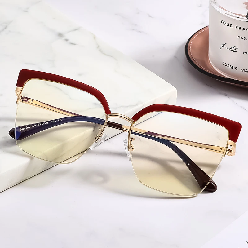 

SHINELOT 95298 Top Brand Glasses Spectacles For Ladies Gafas de mujer Eye Optical Glasses Hot Sale Optical Frames
