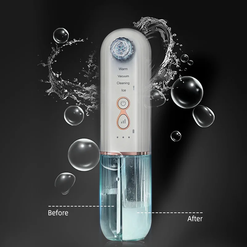 

Face Skin Care Small Bubble USB Rechargeable Acne Remove Shrink Pores Hydrating Facial Blackhaed Remover Vacuum