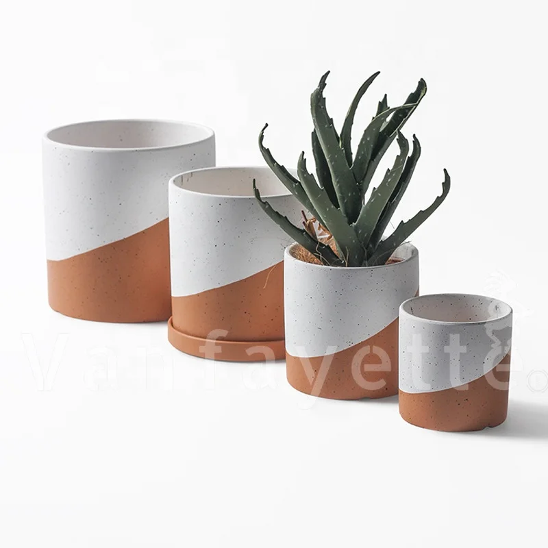

3" Stacked Very Small Plant Clay Flower Pots Pottery Pots 3 Ceramic Pot Without Saucer, Optional