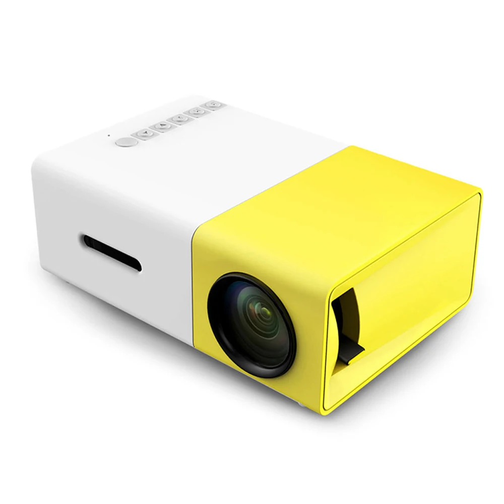 

Yinzam Portable YG300 Cheap Mini Projector For Home Kids Smart Pocket Cinema Video Proyector YG-300 1000Lumens with 1080p Beamer