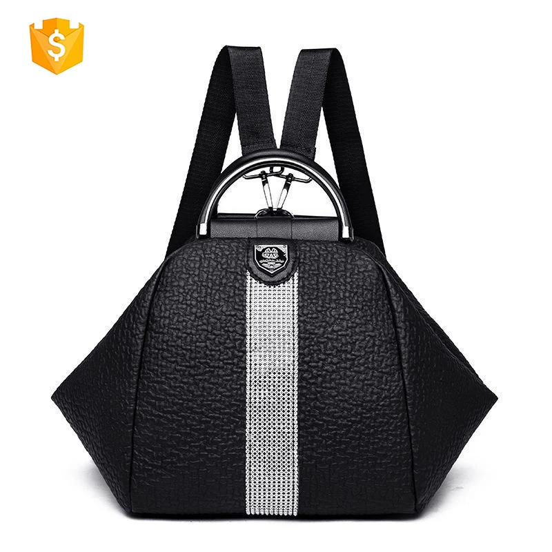 

New Fashion three-purpose backpack PU soft leather Multi-function Women Backpack