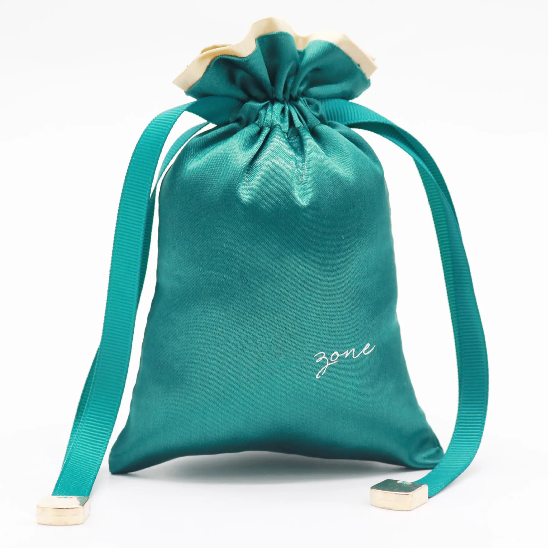 

Custom logo drawstring satin sachet jewelry bags, Customized color