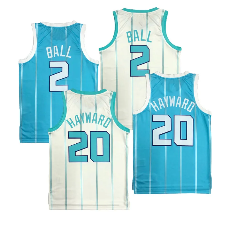 

2 LaMelo Ball Jersey 2021 2022 City Edition 75th Anniversary Charlotte Basketball Hornet Shirts 20 Hayward Sports Uniform