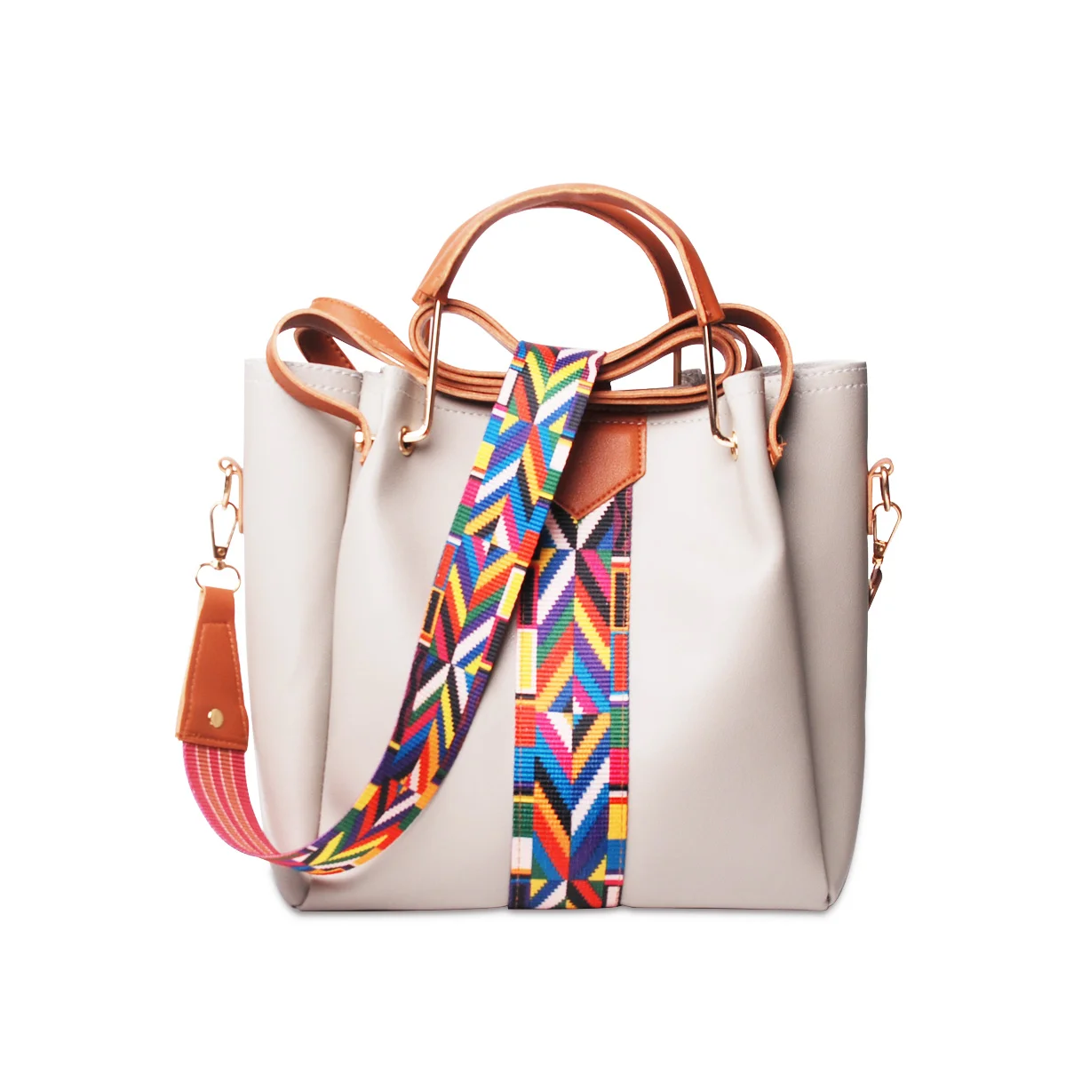 

Amazon top seller4pcs in One PU Handbag Guitar Straps 1001730 Composite Bag Set Women Purse with Crossbody Bag Coin Case Inside