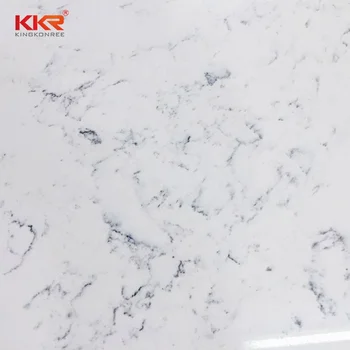 20mm Thickness Marble Vein Quartz Stone Slab For Kitchen Countertop