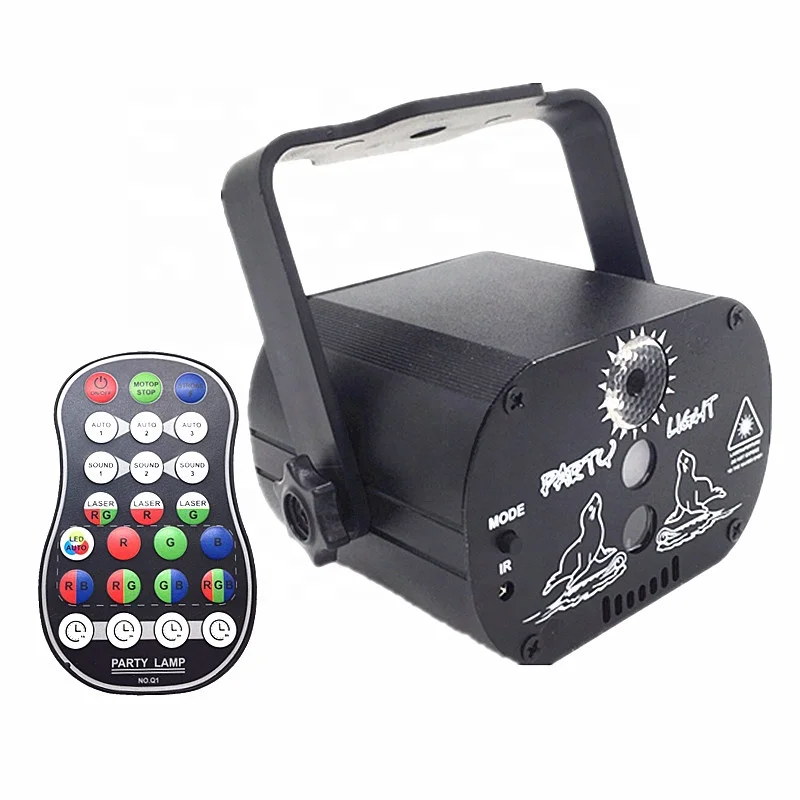 

2020 New Arrival Christmas Dj Mini RGB 3in1 LED Laser Disco Light For Wholesale