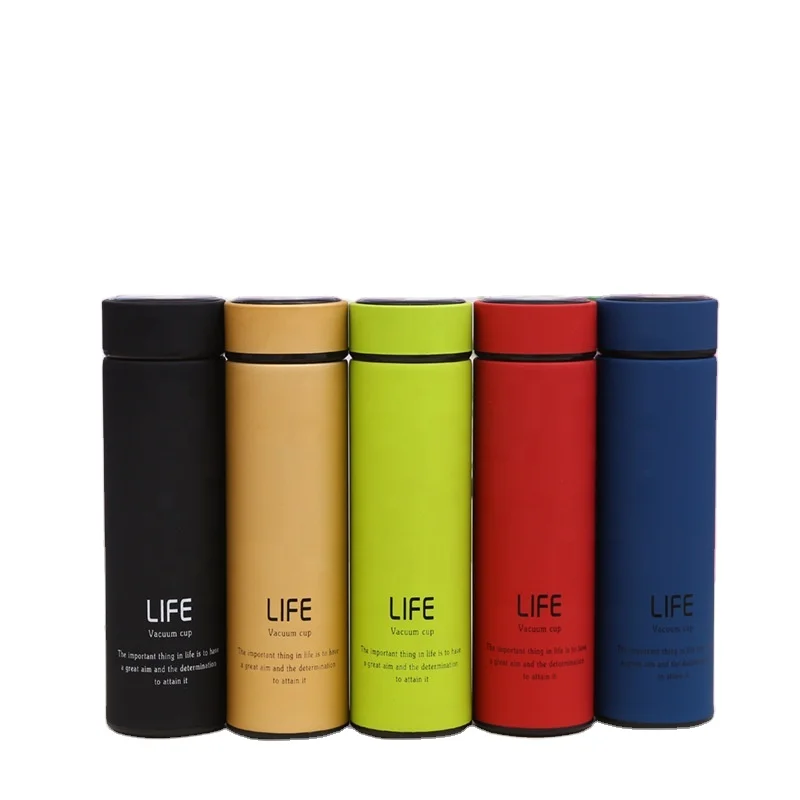 

500ml stainless steel luxury vacuum Insulated vacuum cup double Walled travel vacuum coffee mug water bottle with custom logo