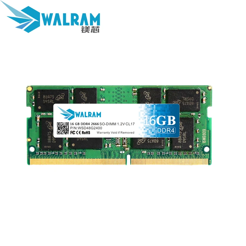 Factory Walram Notebook So Dimm 16gb Ddr4 2400mhz Pc4 190 1 2v Bulk Computer Parts Buy Ddr4 Ram Ram Ddr4 Ddr4 Ram 16gb Product On Alibaba Com