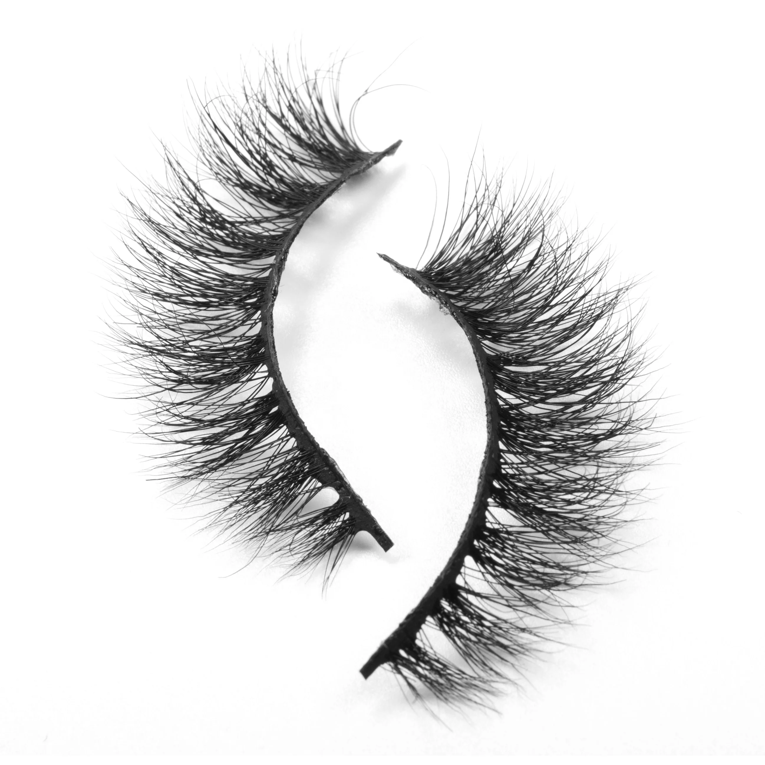 

New Private Label Mink Eyelashes Fluffy 3D Mink Lashes Customized Packaging Lashes