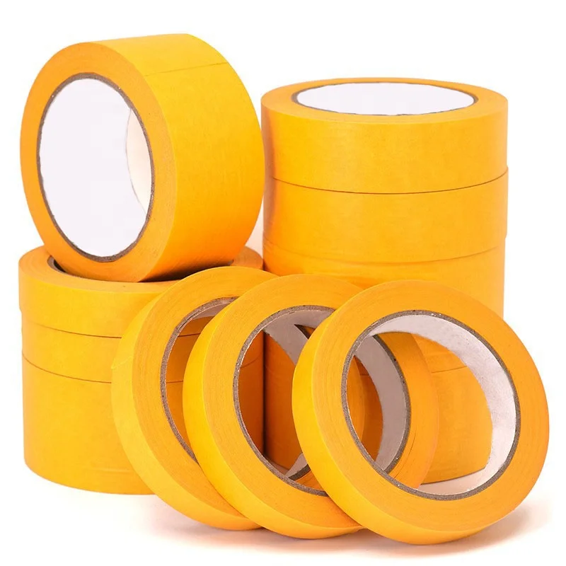 

Easy Remove Washi Masking Paper Tape Japanese Orange Easy Remove Rice Paper Tape Used in Home Decoration