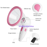 

Electric Breast Massager Enhancement Enlargement Chest Massage Infrared Heating Therapy Vacuum Pump Cup Breast Massager Tool