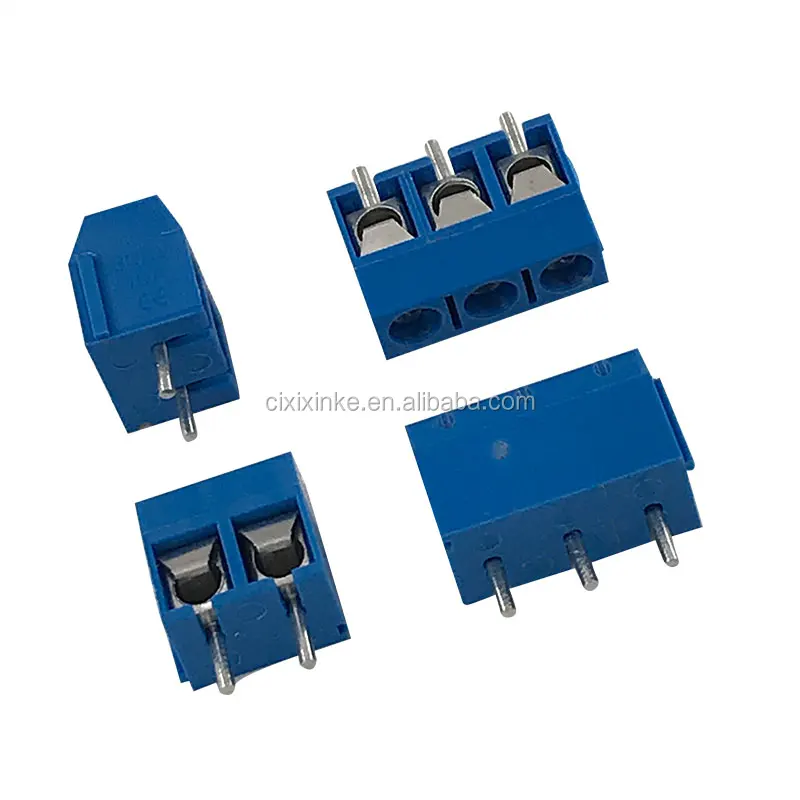 Pcb Blue Small Screw Terminal Block Xk3015.0mm Pitch 2way 3way Can Be Spliced Euro Style 300v