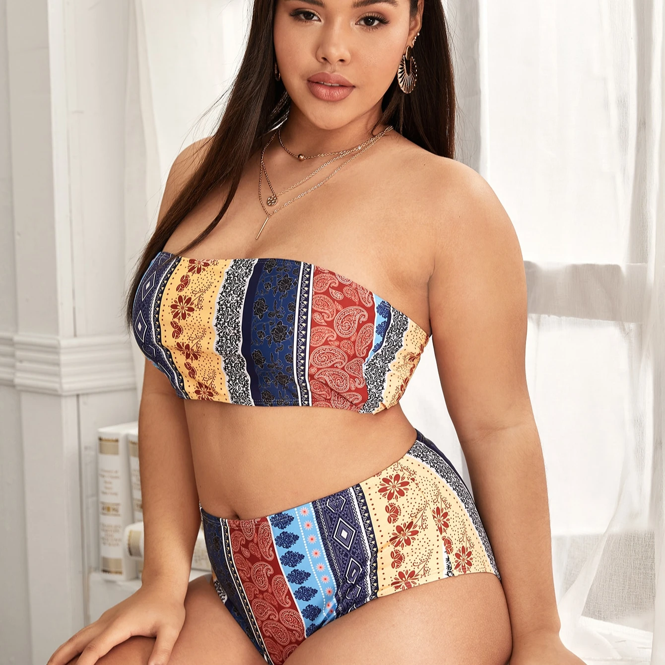 

custom LOGO sexy bikini women swimwear 2021 plus size two piece set free shipping