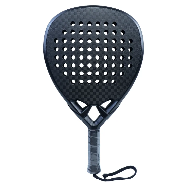 

New arrival 3K Carbon Fiber Paddle Racket Carbon Paddle Tennis Racket Beach Tennis Paddle Rackets, Black or customized