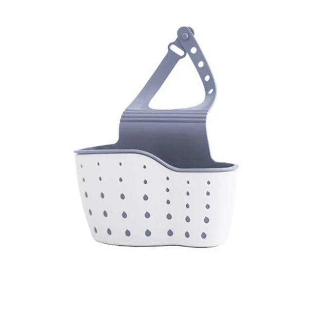 

Adjustable Hanging Bag Sink Rack Embedded Bathroom Storage Thickened Faucet Storage Hanging Basket