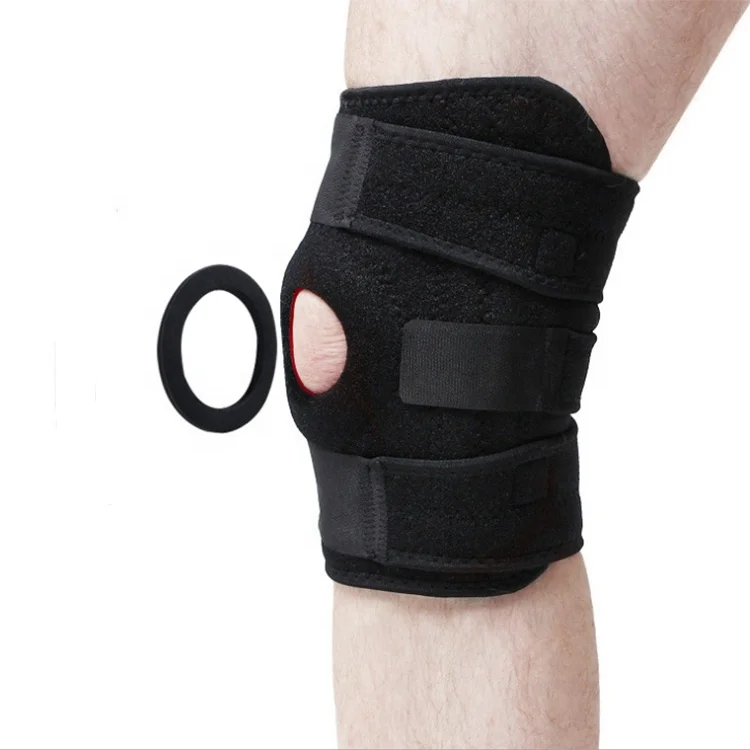 

2021 Best Seller Nylon Knee Protector Sports Knee Support Compression Knee Brace, Black