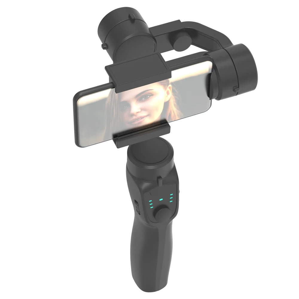 

Wholesale Selfie Shooting Mobile Phone Handheld Gimbal Stabilizer Anti-shake Bracket For Smartphone 3 Axis Estabilizador Gimbal, Black