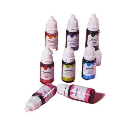 

Natural Flavor Oil Drop Handmade Lip Gloss Color Pigment, 24colors