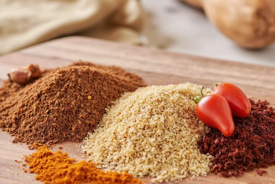 International spice blends on display