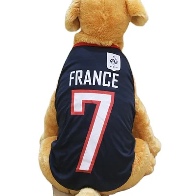 

Wholesale Football T Shirt World Cup Dog Clothes