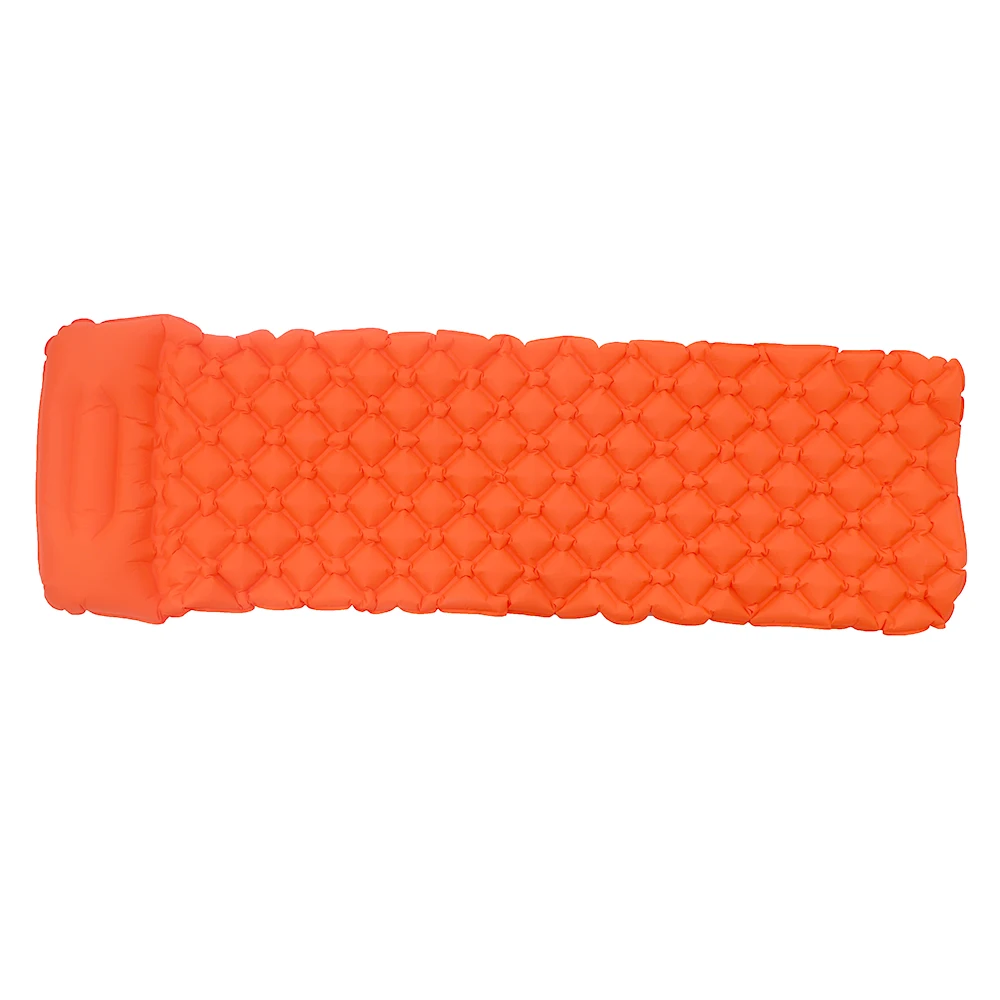 

40D nylon+TPU  486g tpu 5 cm thick hiking inflatable camping sleeping pad with built-in pump, Customized color