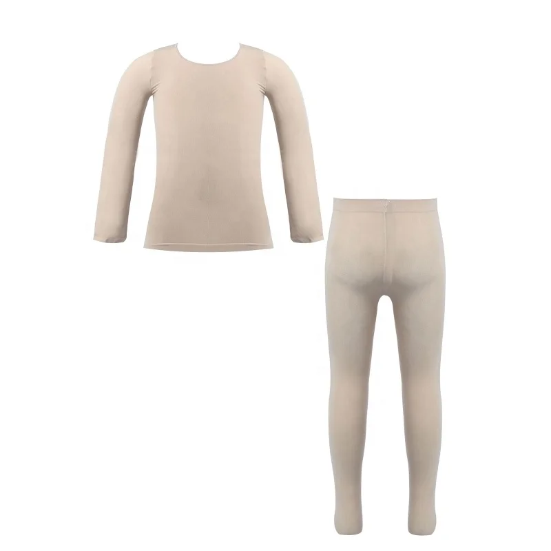 

Kids Girls 2Pcs Autumn Stretchy Round Neck Long Sleeve Top Elastic Waistband Pants training yoga set