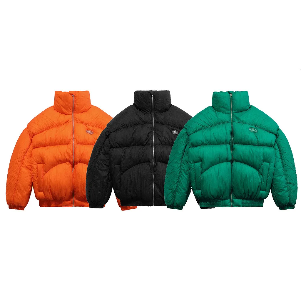 

multicolor stand collar keep warm jackets for men 2021 COMPOSTABLE letterman jacket adult vintage zip custom coat venders, As picture