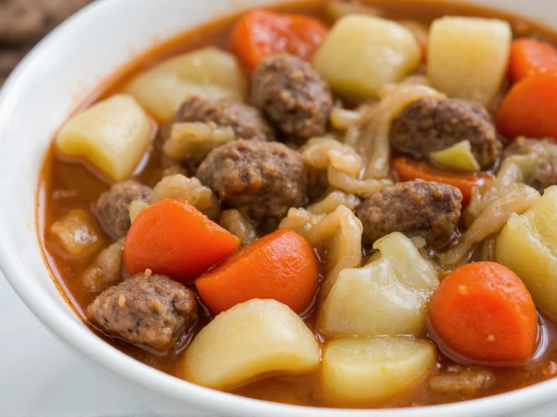 Easy Hamburger Cabbage Soup Recipe: Ready in 30 Minutes