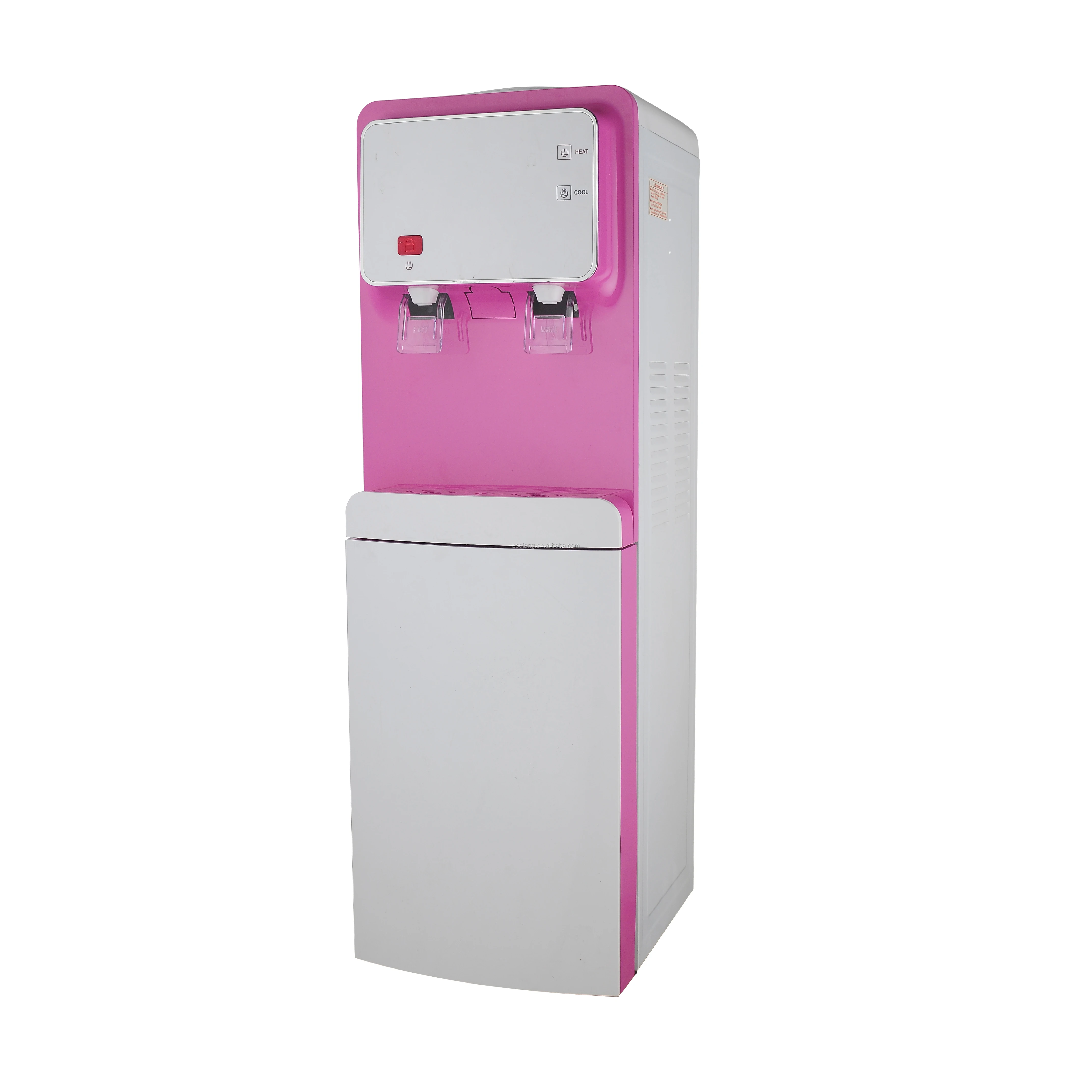 
Floor standing hot and cold water dispenser/water cooler 