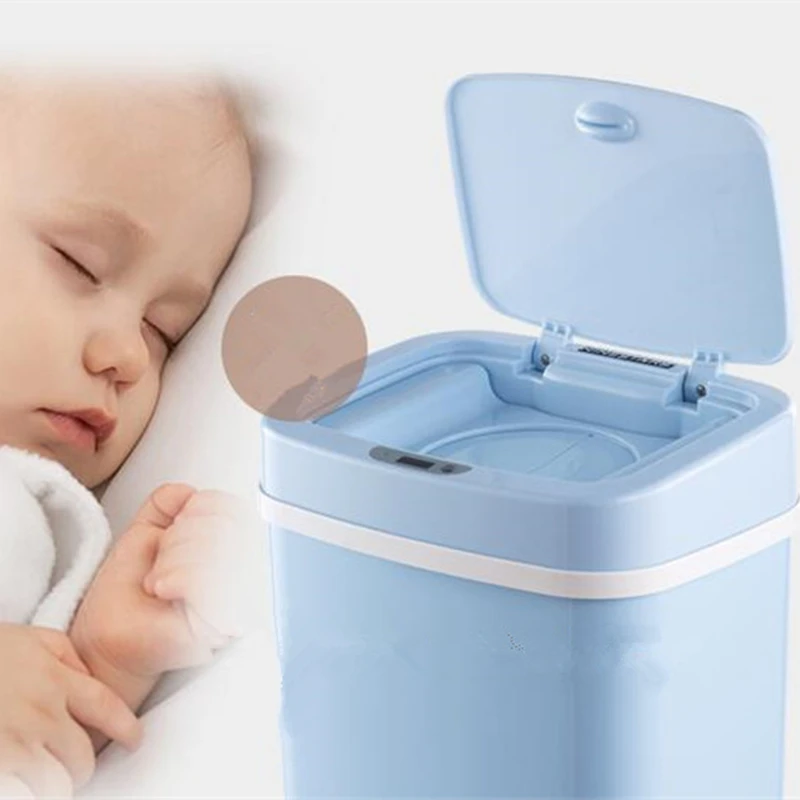 

Intelligent 16L High Capacity Dustbin Automatic Rapid Sensor Trash Can Waste Bins Home Kitchen Supplies Smart Trash Can