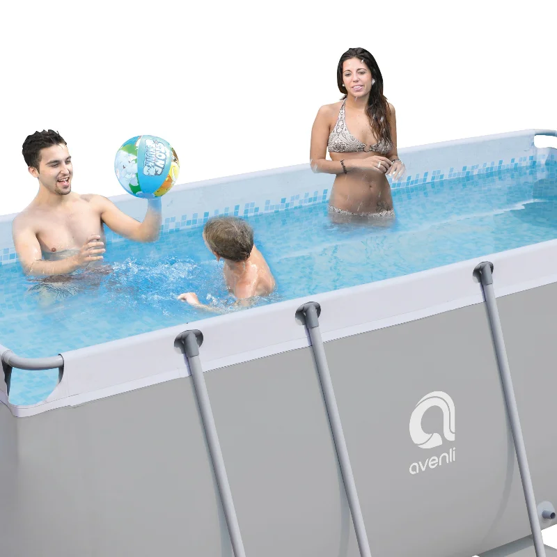 

Wholesale Adult Family Jilong Avenli 17727EU rectangular pool color grey Children Outdoor, Green