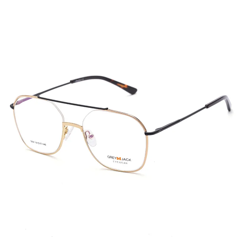 

Grey Jack 5091 Hot Sell Fashion Wholesale Eyewear Metal Eyeglasses Frames For Women Men
