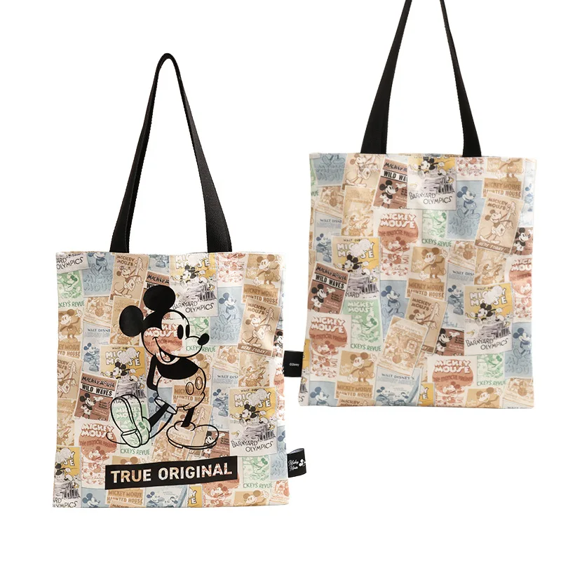 

Disney Genuine Female Large Capacity handbag Bag Mickey Mouse Cartoon Cute Shoulder Canvas Bags