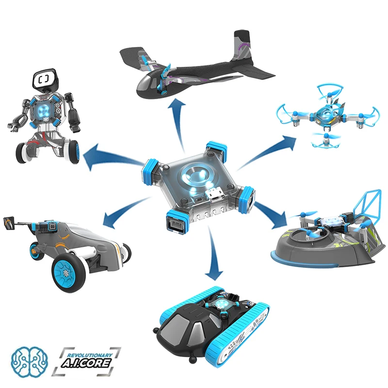 

6 In 1 Diy Cheap Without Camera Uav Helicopter Ufo Quadcopter Rc Drone