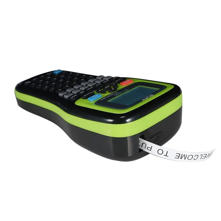 

Outdoor portable mini mobile label maker Handheld thermal transfer Label Barcode heat shrink tube wire label printer