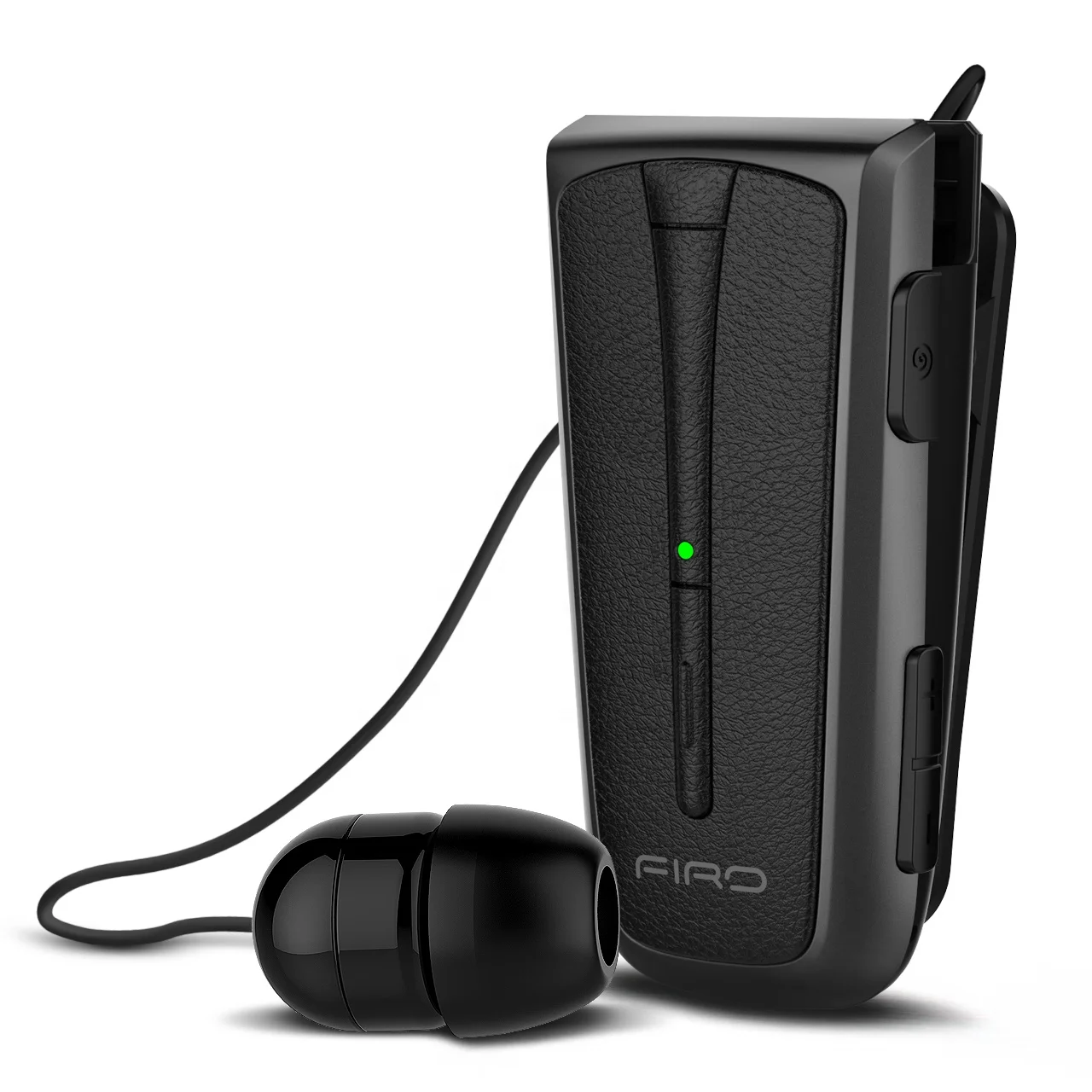 

Retractable Wireless Earphone Stereo Clip-on Earbuds for Business Supports Hands-Free Call For Driving